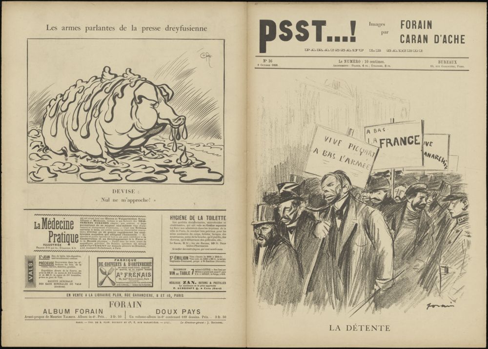 French Periodical "Psst...!," Issue No.36, October 1898
